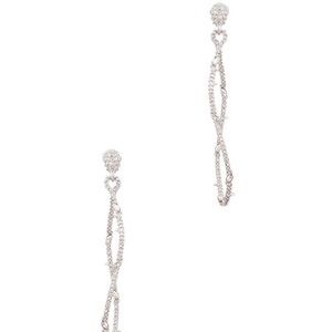 Alexis Bittar Twisted Linear Pave Wedding Earrings